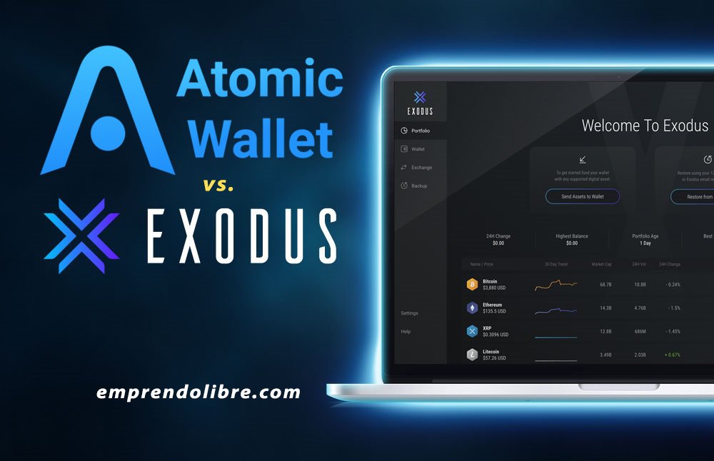 Exodus vs Atomic Wallet: ¿cuál es la mejor wallet para criptomonedas?