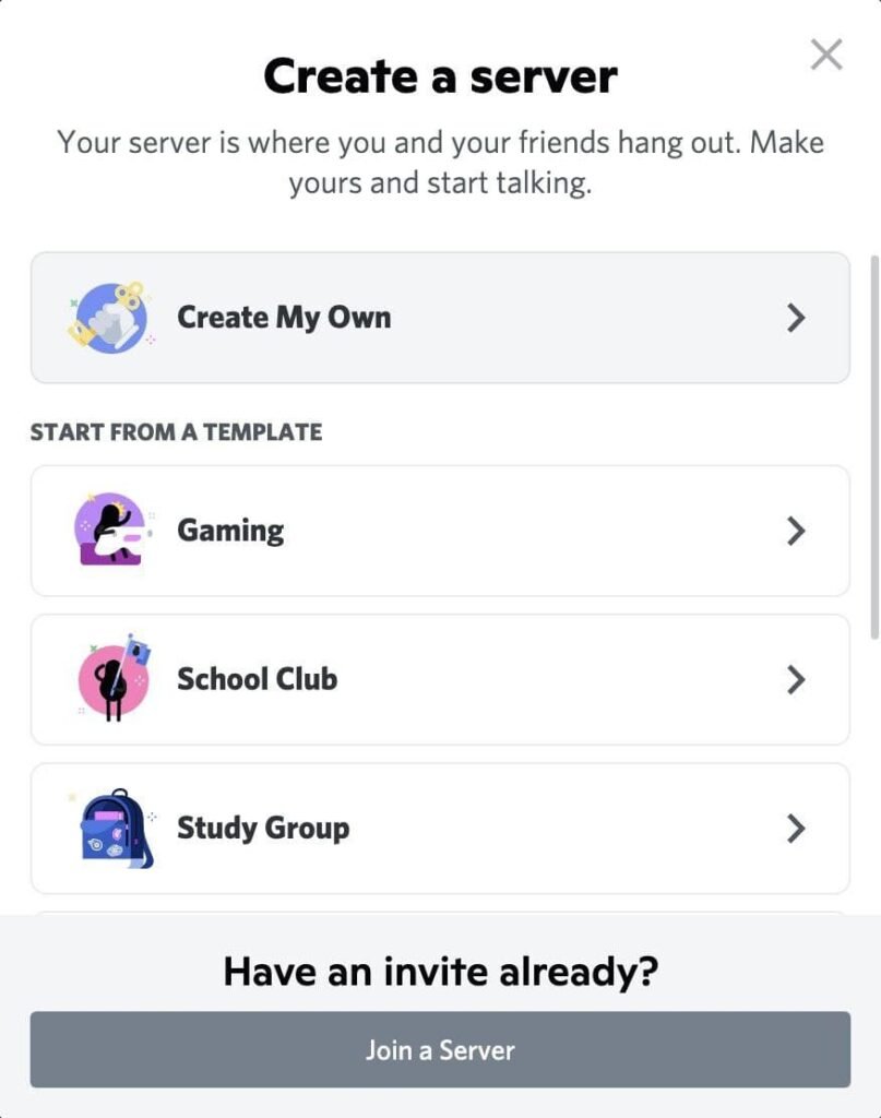 discord como crear servidores